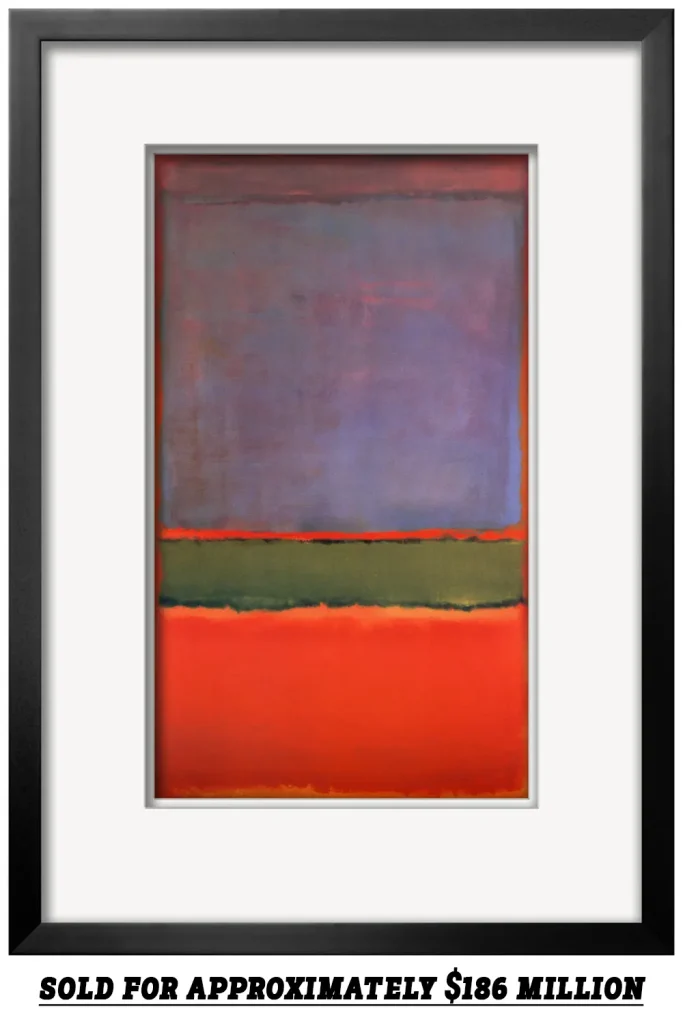 No. 6 (Violet, Green and Red) by Mark Rothko