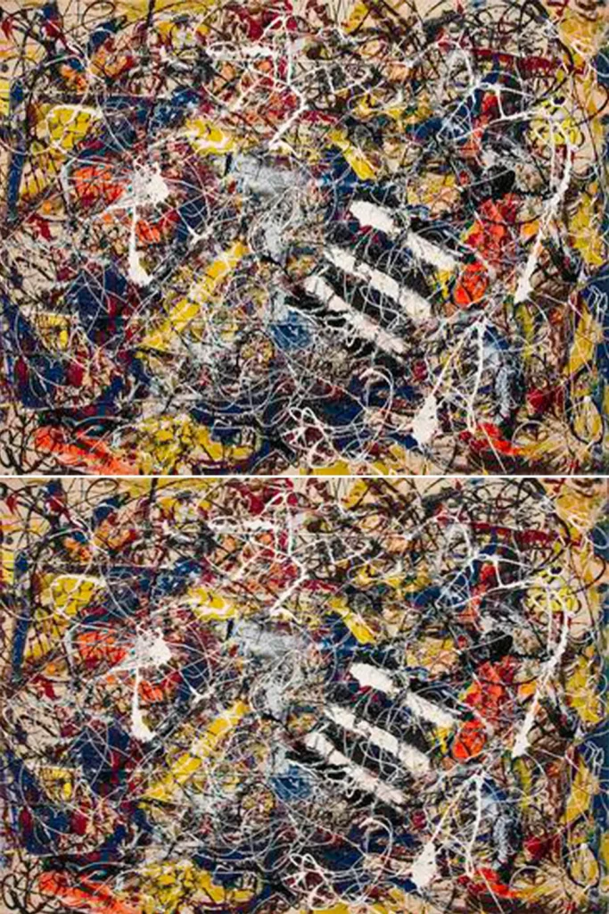 Number 17A by Jackson Pollock